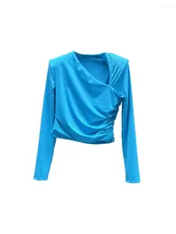 Women's Blouses Shoulder Pads Top Fashionable Personality Temperament Comfortable And Versatile 2024 Fall Winter 1212