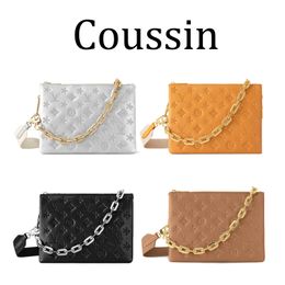 Top quality M57790 COUSSIN tote Clutch Designer bags Luxury chain Wallets Cross Body Shoulder Embossed bag Womens mens real leather pochette handbag strap even bags