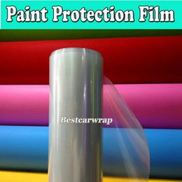 Stickers Glossy 3 Layers Transparent Car Paint Protection Film Clear Vinyl For Car Protection PPF Size:1.52*30m/Roll