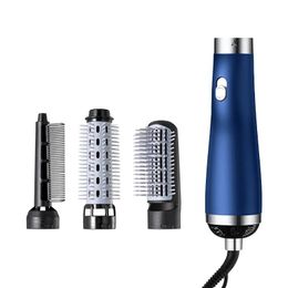 Dryers Professional 4 IN 1 Hair Dryer Brush One Step Hair Blower Brush Hot Air Brush Women Hair Straightener Hair Curler Drop Shipping