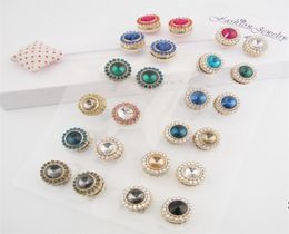 12pcsdozen New flower Elegant magnet brooch Classic fix pin hijab accessories muslim scarf buckle Muslim Brooches 2010094187398