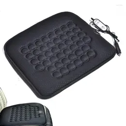 Car Seat Covers Heated Cushion 12V Rapid Heating Portable Soft Heater Pillow Warmer 3 Temperature Settings