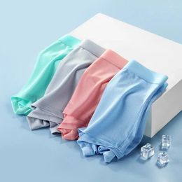 Underpants Men's Underwear Air Vent Ice Silk Skin-friendly Breathable Antibacterial Underside Boxers