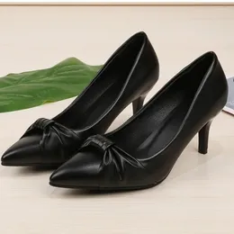 Dress Shoes 2024 Spring And Autumn Season Fashion Pointed Professional Work High Heels Female Comfortable Single Shoe