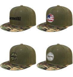 Benelli badge lion White marble For men and women Trucker Camouflage Cap Fitted Blank hats Adventure emblem American flag Swe5241168