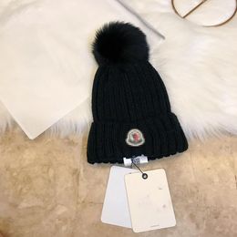 Caps Fashion Designer mcler beanie 2023 fall and winter new knitted wool cap luxury knit official version high quality process