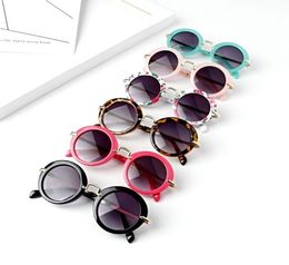 Sunglasses for Kids Round Vintage Sun Glasses Boys Girls Designer Adumbral Fashion Children Summer Beach Sunblock Accessories3035392