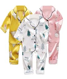 Girl Pyjama Sets Baby Boy Clothes Toddle Unicorn Pijama Kids Clothing Bebe Long Top Pant Sleepwear Children039s Pyjamas Nightgo3781786