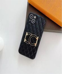 Classic Leather Brand Cell Phone Cases With Bracket For IPhone 11 12 13 Pro Promax Luxury Designer Smartphones Case For X Xs Xr Xs6548744