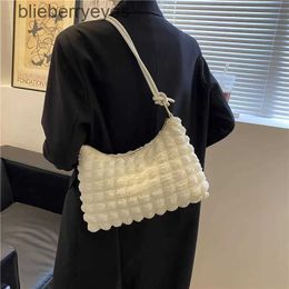 Shoulder Bags High-quality Soft Cloud Cotton Candy Women's Handbag Gentle Bag Lightweight Large Toteblieberryeyes