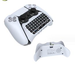 Game Controllers S Ps5 Controller Bluetooth Wireless Keyboard External Chat Voice Drop Delivery Ot7Gc