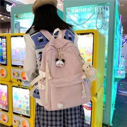 School Bags Backpacks Female High Students Large Capacity Backpack Girls Sports Cartoon For Women