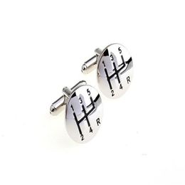 Stainless Steel Car Shift Gear Cufflinks for Men Gearbox Cufflinks French Cufflinks Wedding Cufflinks Fathers Day Gifts253B