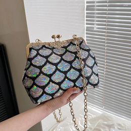 Evening Bags Dazzle Sequins Luxury Colorful Designer Women's Lady Shoulder Dinner Bag Handbags Totes Cross Body Party Purses Satchel