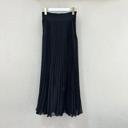 Skirts 2023Spring And Summer Temperament High Waist Hundred Pleated Skirt Half Female Chic Fashion Show Thin Everything