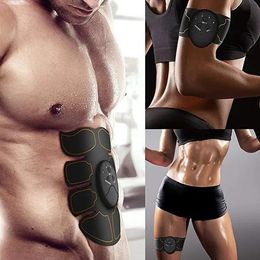 Goods 6pcs Set Professional Muscle Training Gear 8 Pads EMS Toner Muscle Fitness