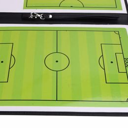 Goods Coaching Board Foldable Football Tactic Board Magnetic Soccer Coach Tactical Plate Book Set with Pen Clipboard Football Supplies