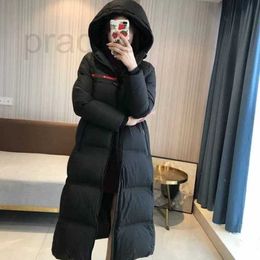 Women's Down & Parkas Designer New Winter Wear Hooded Long, Knee Over, Slim Fit, and Slender Down Coat with Fluffy 90 White Goose Down Fill E0AA