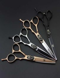 new arrival professional barber hair cutting scissors KASHO GF60 55 inch60 inch 6CR silverblackrose golden4071478