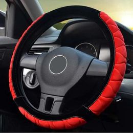 Covers 38cm Universal Car Steering Wheel Cover decoration antislip breathable fashion wave short fur warm design