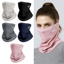 Scarves Winter Neck Warmer Scarf Outdoor Sports Velvet Thermal Bandana Ski Men Women Thickening Windproof Warm Protection