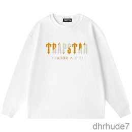 Trapstar Hoodie 2023 Mens Women Designer Hoodies for Men Pullover Hoody Sweatshirt Letter Printed Long Sleeve Crewneck Loose Hooded Sweater White Bla JDT0