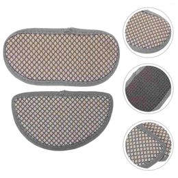 Table Mats 2 Pcs Water Dispenser Absorbent Pad Refrigerator Drip Tray Mat For Fridge Dropper Polyester Accessories