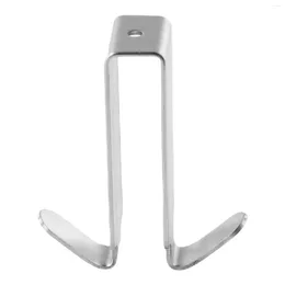 Hooks Towel Hook Home Accessories Wall Bathroom Simple Design Stainless Steel 1 Pcs Short Double