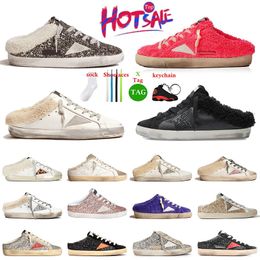 designer sneakers golden superstar sabot Star top Slide doold dirty sports shoe gooses Plate-forme men women famous italy brand casual goldenstar dhgate trainers