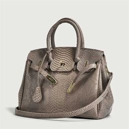 18% OFF Designer bag Snake Skin Pattern Autumn/Winter New Trendy Handbag Versatile Large Capacity Women's Bag