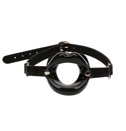 New Erotic Toys Slave bdsm Bondage Strap Lips O Ring Gag Fetish Silicone Open Mouth Gag Blowjob Adult Sex toys for Couples4406978