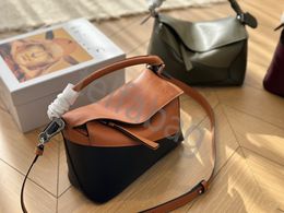 2023 Designer Luxury Fashion Puzzle Shoulder Bags womens totes Designer Handbags For Mens Cross Body Bag L Purses Geometry loeewe bag Crossbody 23*13cm