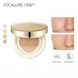 FOCALLURE BB Air Cushion Matte Foundation Cream Oil control Concealer Whitening Moisturising Makeup Cosmetic Brighten Face Base 231227