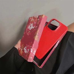 Fashion print letter Leather iPhone Cases for iPhone 15promax 15 14Pro Max 14pro 14 13promax 13pro 12pro 12 11 Card Holder full Shockproof Protective mobile case