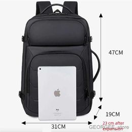 Laptop Cases Backpack Expandable Mens 17 Inch Laptop Backpacks Waterproof Notebook Bag USB Schoolbag Sports Travel School Bag Pack Backpack for Male