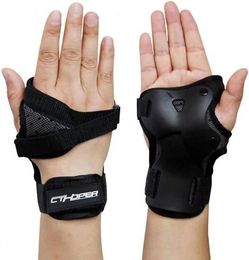 CTHOPER Wrist Guard Sports Protective Gear Wrist Support for Roller Skates Skateboard Skiing Snowboard Cycling Scooter Riding 231227