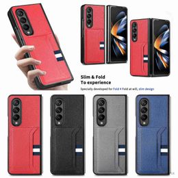 Cell Phone Cases Non-Slip Folding Cell Phone Bag Case for Samsung Galaxy Z Fold 5 4 5G Fold3 Fold4 Fold2 Fold5 Fold 3 2 Fall Protection Funda