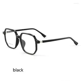 Sunglasses Frames 54mm Arrival Unisex Ultra Light TR90 Retro Eyeglasses Women Fashion Round Spectacle Prescription Frame Myopia 053