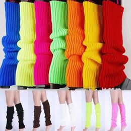 Women Socks Knee Fashion Multicolour Warm Leggings Winter Knit Boot Warmers Loose S Style Gift Stockings High