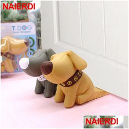 Door Catches & Closers Door Catches Closers Naierdi Cute Stops Cartoon Creative Sile Stopper Holder Safety Toys For Children Baby Home Dhn28