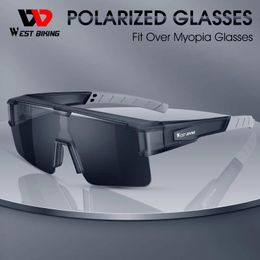 Sunglasses Polarised Cycling Sunglasses Driving Goggles Fit Over Myopia Prescription Glasse Uv400 Eyewear Fishing Sports Sun Glasses