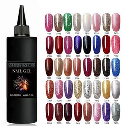 500g Glitter Nail Gel Polish Candy Macarons Nail Gel UV Gel Varnish Nail Glue for Morandi Nail Art Salon Manicure 231227