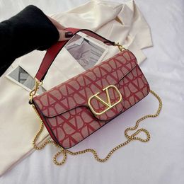 New Women's Fashion Chain Small Square Handbag Casual Weaving Versatile Single Shoulder Crossbody Bag