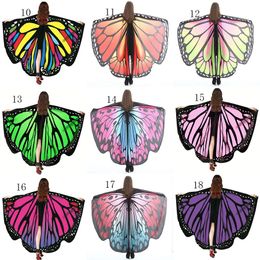 Robes Multistyle 135*168cm Robes big girls cloak Bohemia Printed Beach Towels cartoon Butterfly Design Beach Shawl Yoga Mat 31 colors c