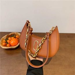 18% OFF Designer bag Baobao Women's New Fashion Thick Chain Underarm Crescent Crossbody Bag Handbag