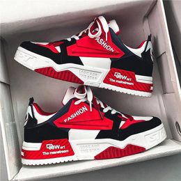 Fashion Red Couple Skateboard Shoes Street Hip Hop Designer Sneakers Men Skate Shoes Original Man Platform Sneakers Tenis Skate 231227