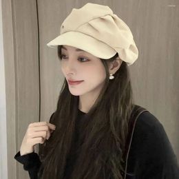 Berets Korean Style Cloud Beret Personality British Sboy Cap Painter Hat Artist Cotton Octagonal Streetwear