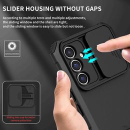 Cell Phone Cases Drop Protection Slide Lens Fitted Cover Case for Samsung Galaxy A54 5G A14 A34 A13 A33 A53 A73 A52S A52 Cell Phone Accessories