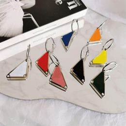 Star big letter Dangle & Chandelier geometric inverted triangle European American fashion male female personality earrings High qu2905