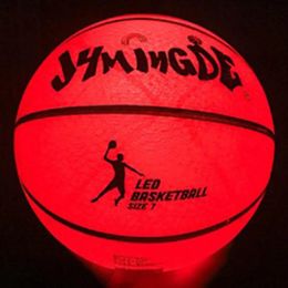 Night Light Basketball High Brightness LED Growing Rubber Basketball For Training Freestyle Performances Good Gifts er 231227